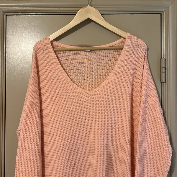 Free People Intimately Waffle Knit Sweater XS / S - Image 2