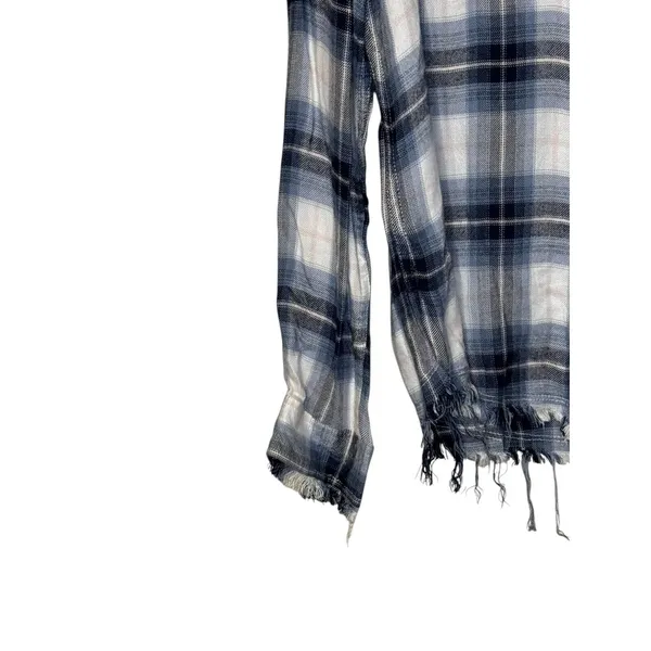 Workshop Republic Clothing Women's‎ Shirts Flannel Plaid Button Down Medium NWT - Image 3