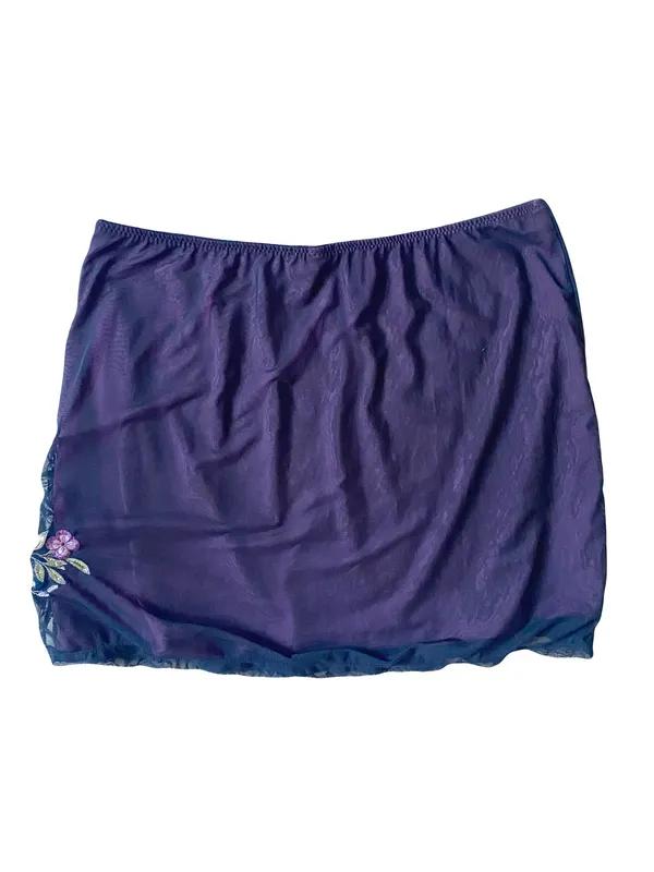 Dolls Kill Floral Embroidered Mini Skirt - Image 5