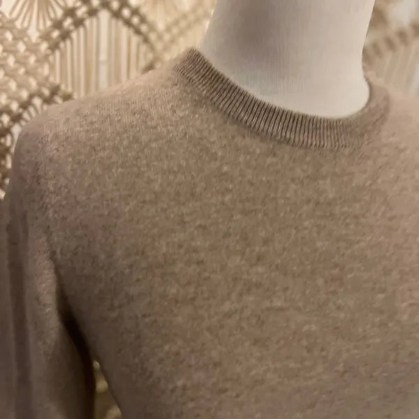Quince Mongolian Cashmere Tan Women's Sweater - Image 2