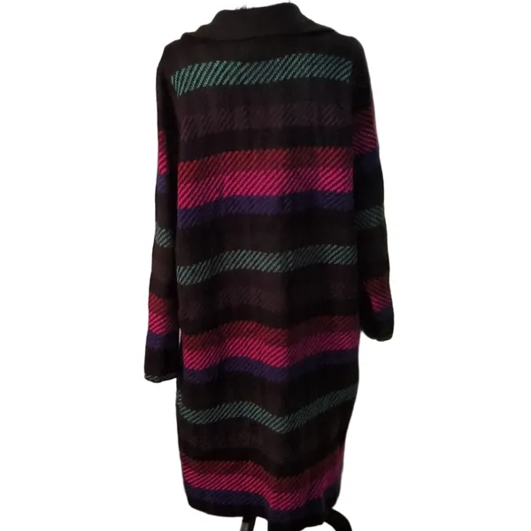 Torrid Multi Plaid Long Sleeve Notched Collar Cardigan Size 2X - Image 6