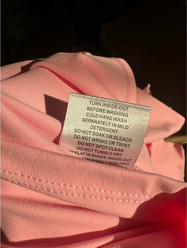 White Fox Pink Baby Tee - Image 4