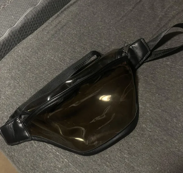 Clear Black Fanny Pack - Image 2