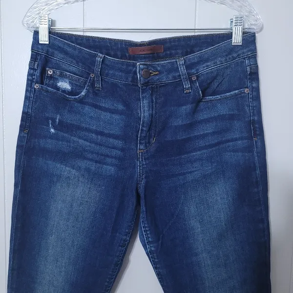 Joe’s Jeans Skinny Crop Jeans Womens Size 30 Blue Mid Rise Distressed Stretch - Image 2