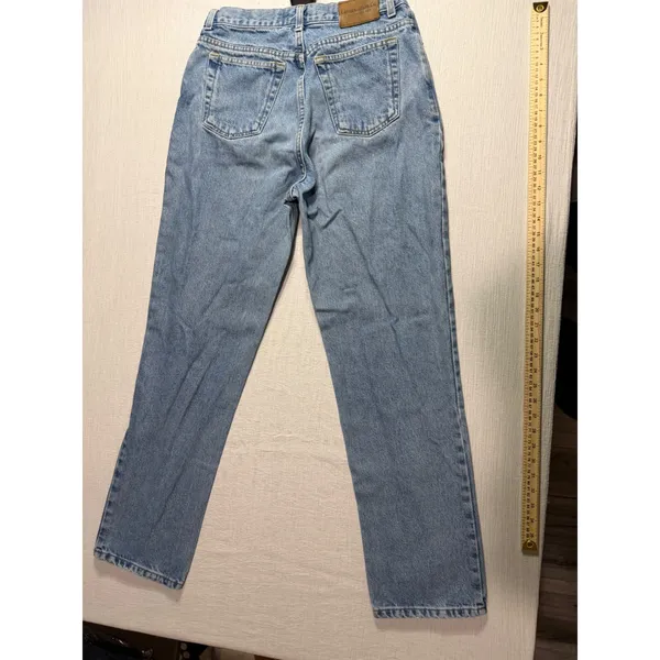 Lauren Ralph Lauren Vintage Light Wash Straight Leg High Rise Jeans Size 10 - Image 2