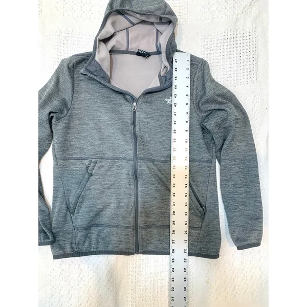 The North Face medium hooded full zip fleece coat jacket SP 3408 - Image 4