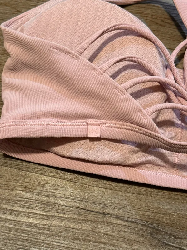 Lululemon Free to Be Ribbed Bra - Wild *Light Support A/B Cup in Pink Peony - Image 3
