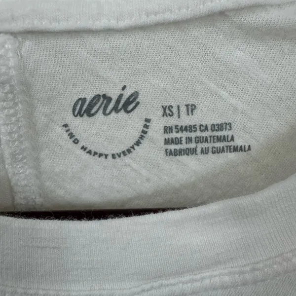 Aerie White Long Sleeve Tee - Image 2