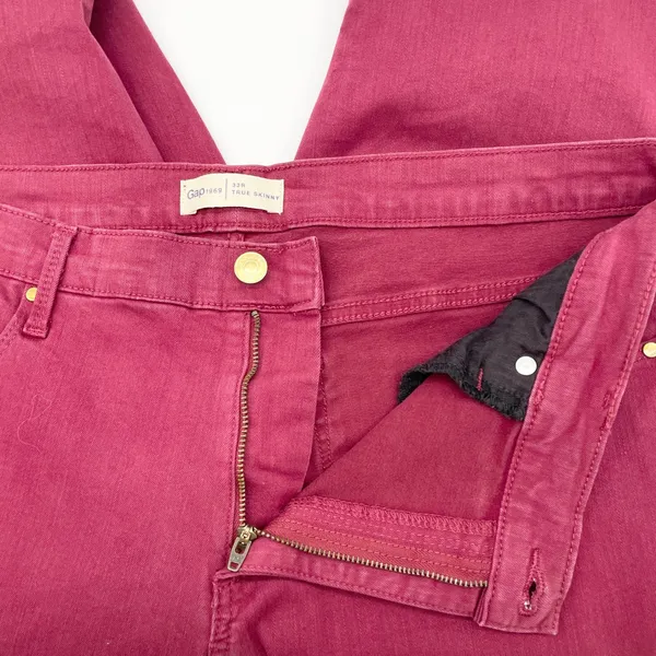 Gap‎ Women True Skinny Jeans 33R Streetwear Clean Girl Minimalist Denim Indie - Image 7