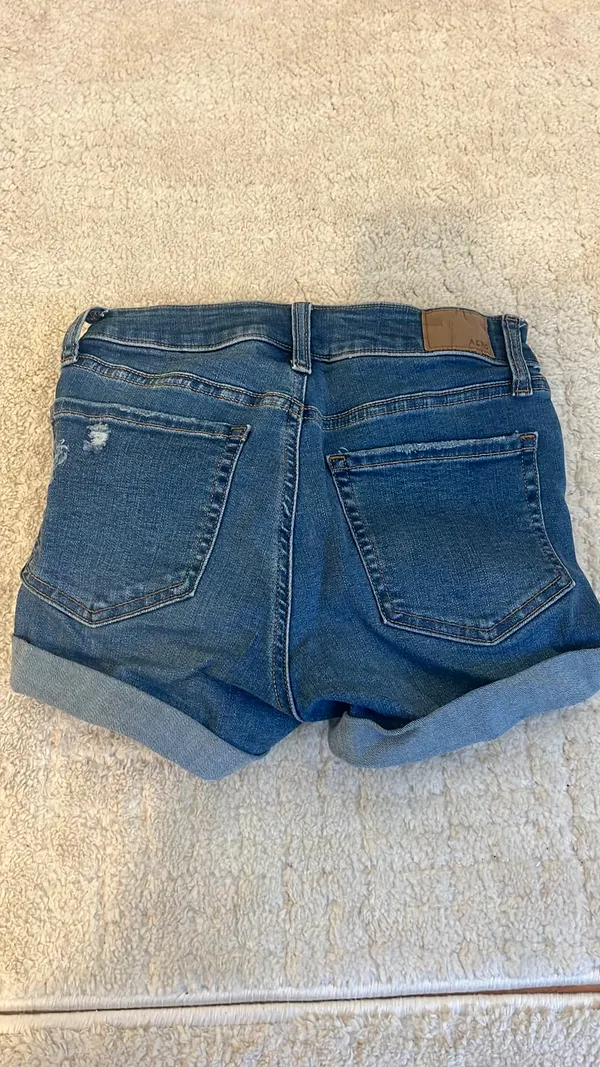 Aeropostale High-Rise Midi Denim Shorts - Image 3
