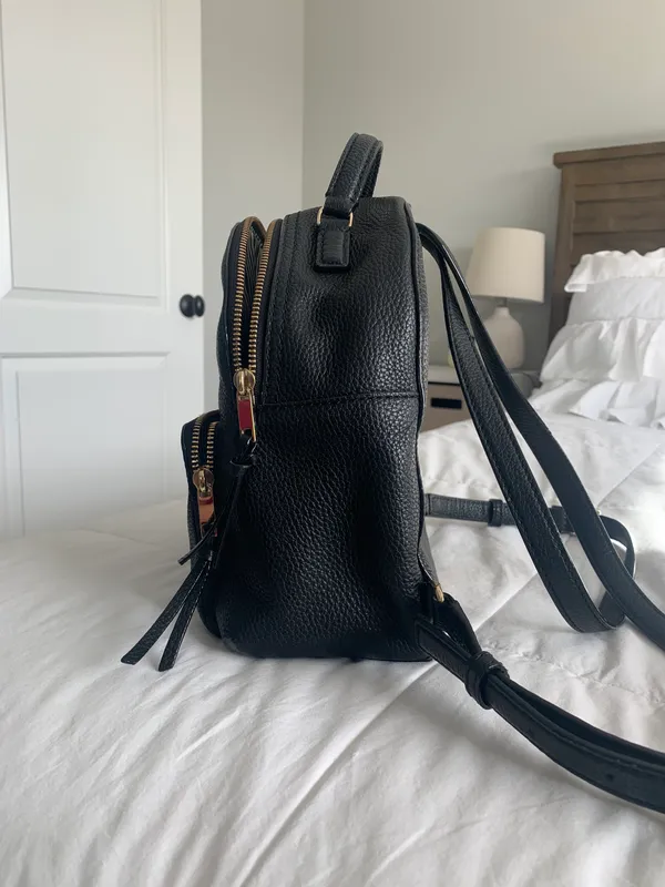 Kate Spade Black Mini Backpack - Image 7