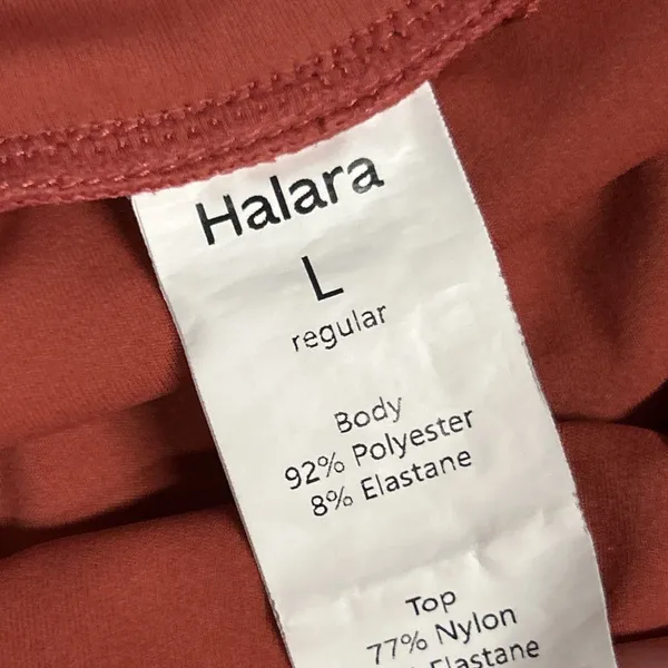 Halara Breezeful Maxi Skirt Womens Large Flowy Coral High Low Shorts Liner - Image 3