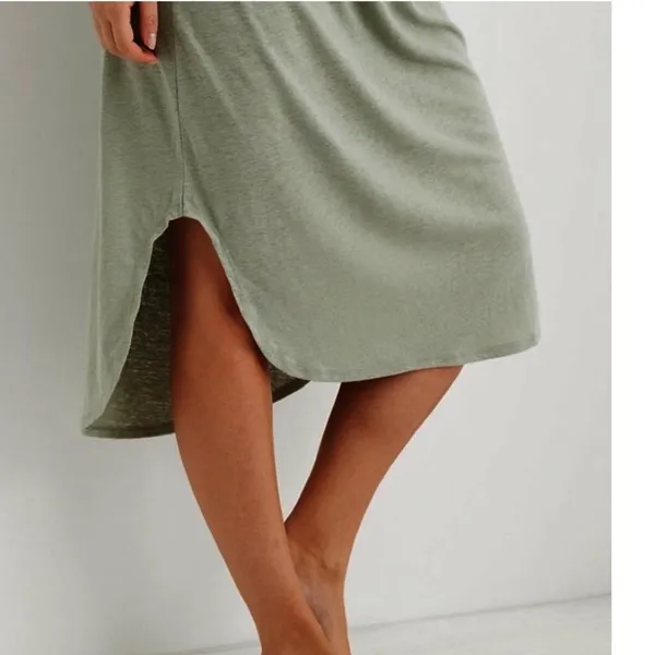 NWOT Aerie Easy Knit Cover Up Dress Green - Image 4