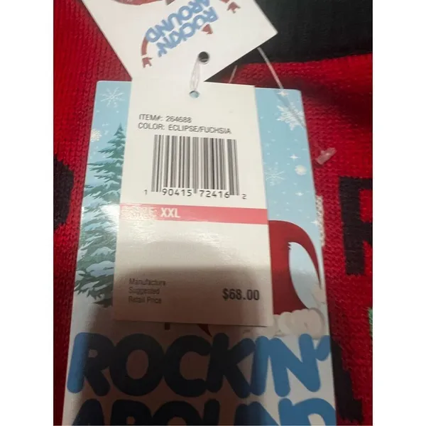 Rockin Around Womans Xmas Sweater Sz XXL NWT - Image 4