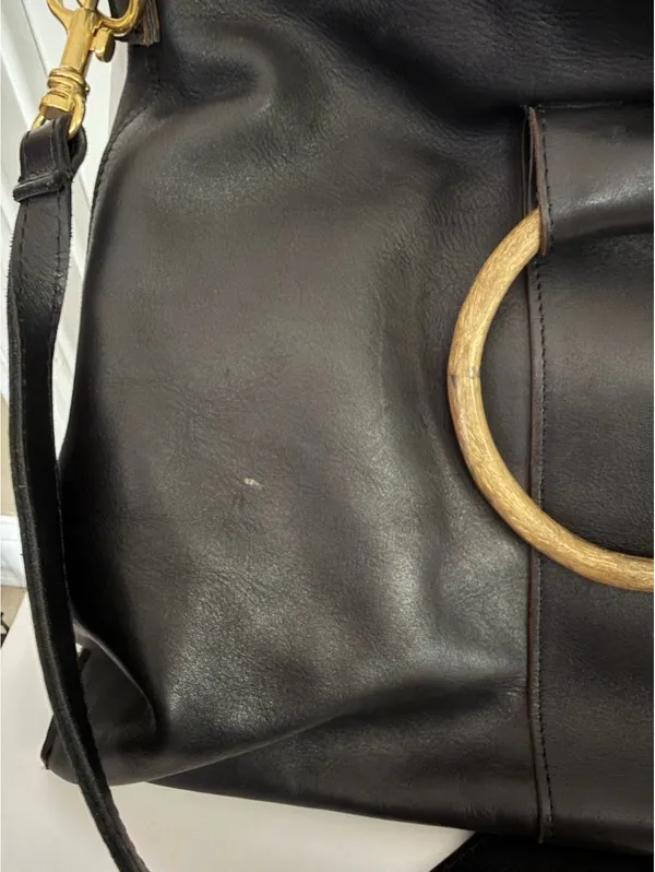 Raven Lily black shoulder bag - Image 2