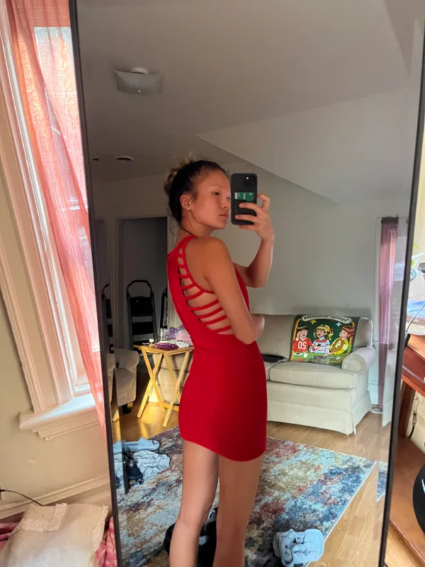 Charlotte Russe red bodycon dress - Image 2
