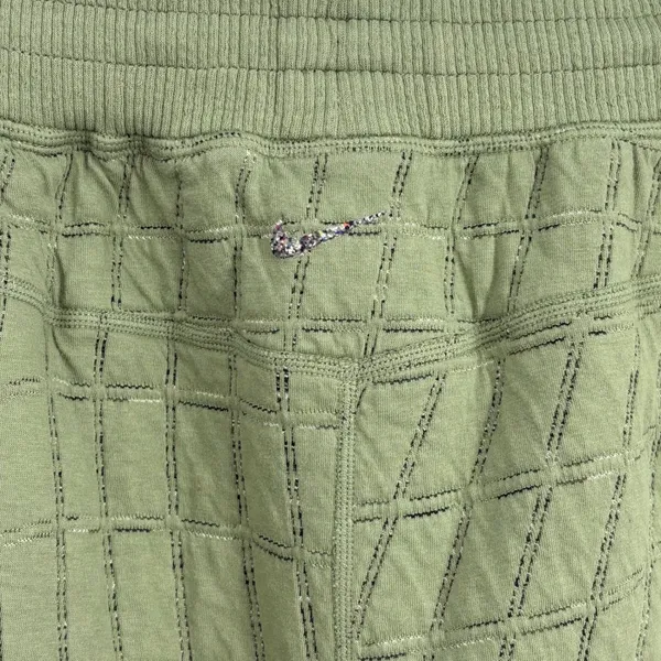 Nike Yoga Therma FIT Luxe Jogger Women 1X Reversible‎ Green Quilted Pants - Image 6