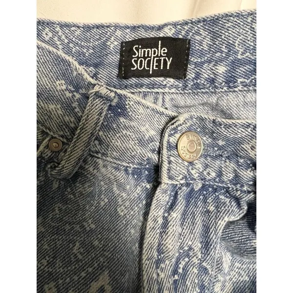 Simple Society High‎ Rise Patterned Women Size 3 26 Juniors Crop Ankle - Image 8