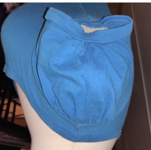 Forever 21 Vintage Y2K Blue V-neck Top - Image 3