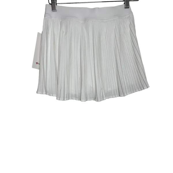 Lululemon High-Rise Pleated Tennis Skirt White Size 4 NWT - Image 5