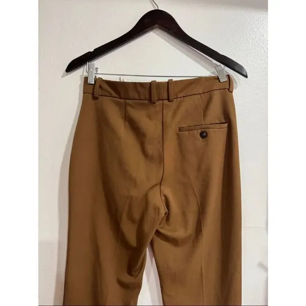 Zara Brown Flared Trousers EUC - Image 3