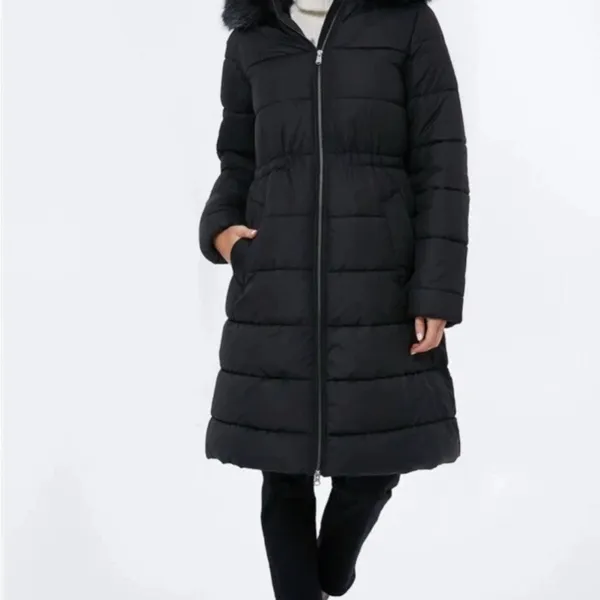 🆕 🌹🧥$495 Barbour Franchesca Winter Black Parka Jacket Puffer Coat UK 12 | US 8 - Image 13