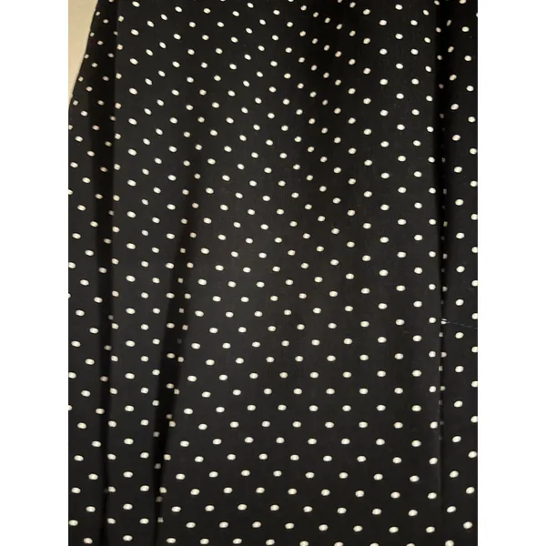 Cynthia Rowley Polka Dot Pants Elastic Waist Casual Career Navy L‎ - Image 2