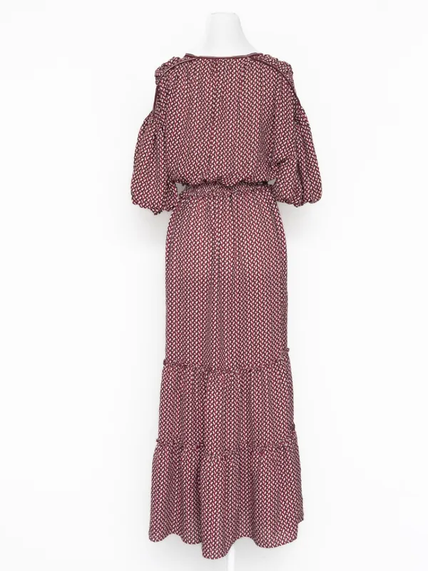 Max‎ Studio - London Printed Tiered Maxi Dress - Image 4