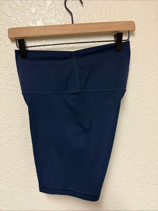 Hey Nuts High-Waist Navy Women’s Bike Shorts Estimated Medium - Image 5
