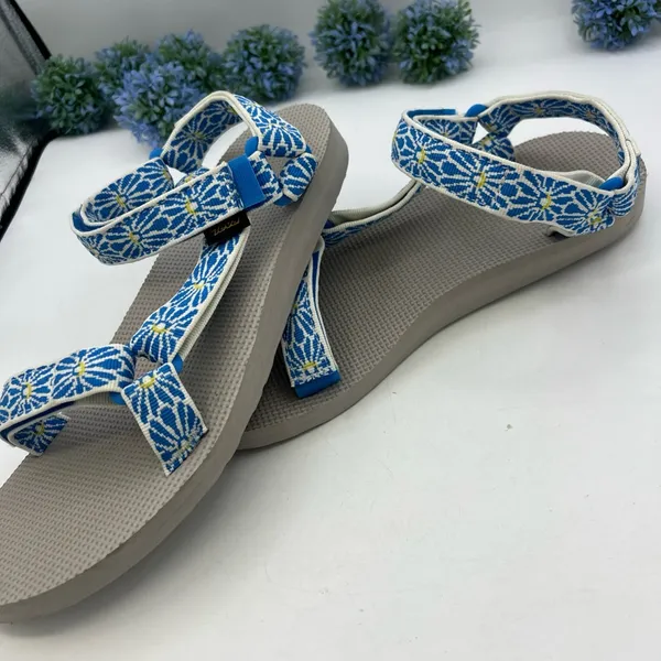 Teva Original Universal Sandal 11 1003987 Blue, White, Yellow - Image 5