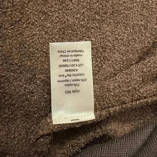 Barefoot Dreams Size L/XL Bamboo Chic Lite Calypso Wrap in Brown - Image 6