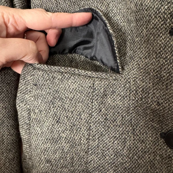 Eddie‎ Bauer Women's Tweed Wool Blend Blazer Brown Tan Sz 2 Academia Equestrian - Image 3