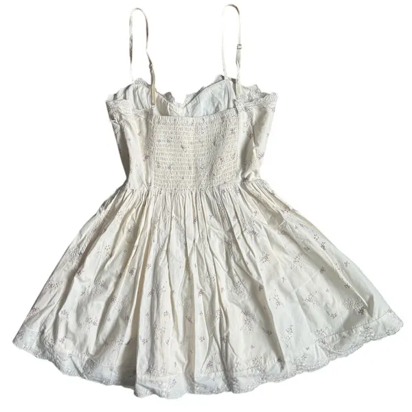 ZARA Corset Mini Dress Coquette Skater Bustier XS (0) 100% Cotton Cottagecore - Image 2