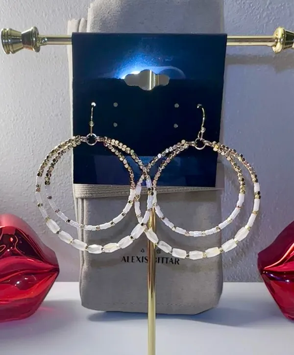 Alexis Bittar Earrings Hoops - Image 2