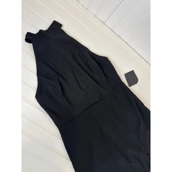 Lulus Captured Your Heart Black Halter Maxi Dress Formal Photoshoot Gala Small - Image 3