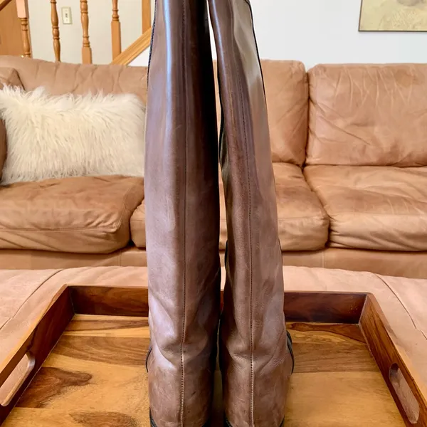 Dusica Sacks Equestrian Tall Italian Leather Riding Boots - Image 3