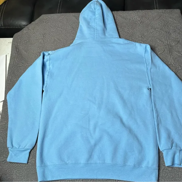 Care Bears Grumpy Bear Blue Graphic Hoodie size M - Image 3