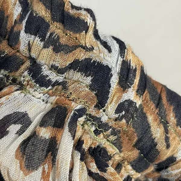 Vintage Broomstick Skirt Animal Print Safari Leopard Tiger Cheetah Big Cat Boho - Image 12