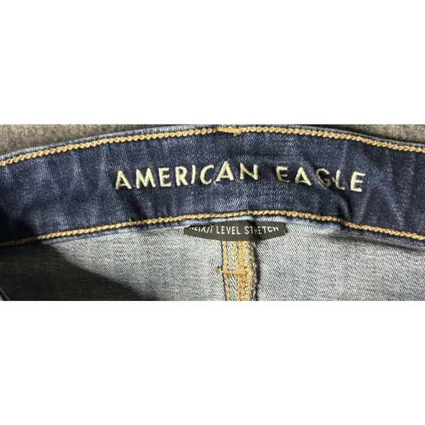 American Eagle Next Level Stretch Jeans, Women's Size 2,‎ Blue Denim - Image 4