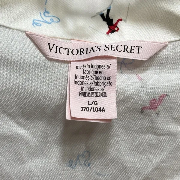 VICTORIA'S SECRET Short PJ SET Light Flannel Winter Wonderland Size Large NWT - Image 5