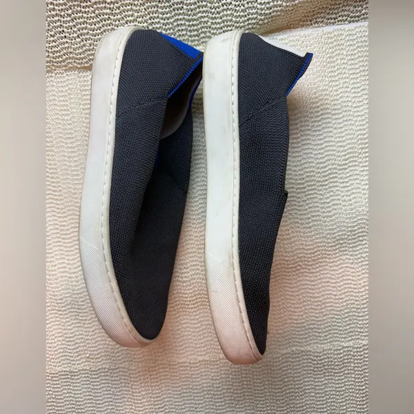 Rothy’s Womens Sneakers 8 Black Slip-On Shoes - Image 4