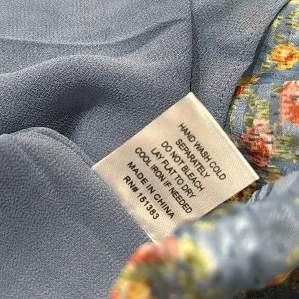 Current Air Anthropologie Ruffle Ditsy Floral Dress Size S - Image 6