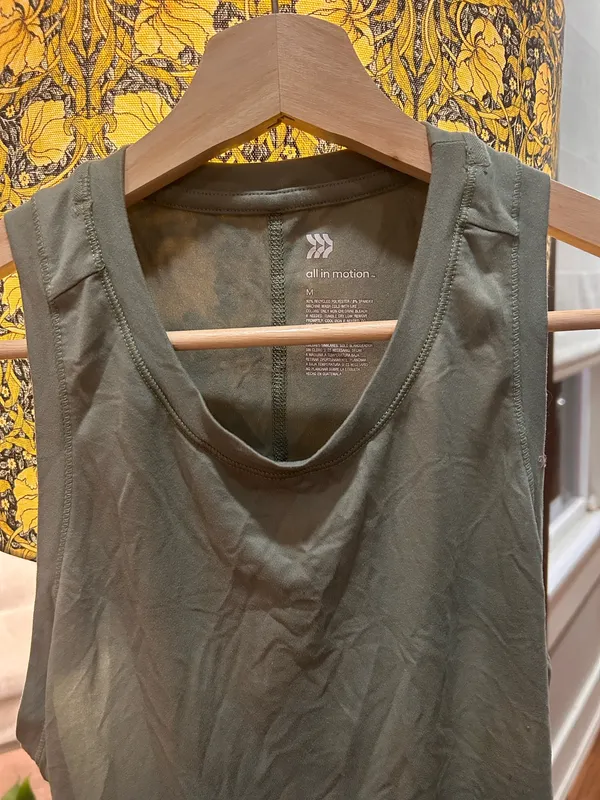 All In Motion Green Racer Back Tank - Image 8
