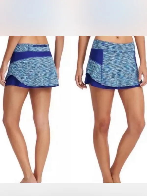 Athleta Blue Multicolor‎ Space-Dye Skort - Image 3