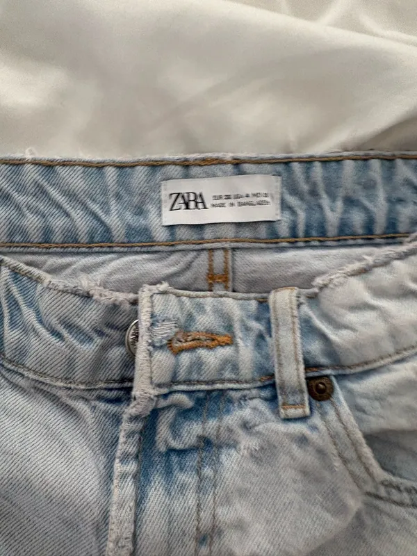 ZARA Jean Shorts Denim - Image 2