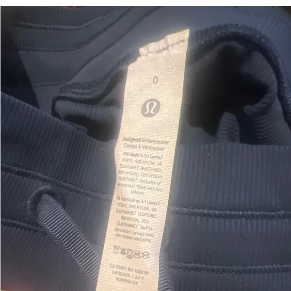 Lululemon Dance Studio Full Length Mid Rise Pant True Navy Size 0 - Image 5