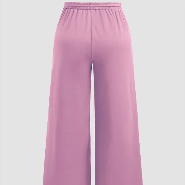 NWT Cider Stitch Tank Top & Elastic Waist Pants Curve Plus Mauve Set Women's 2XL - Image 7
