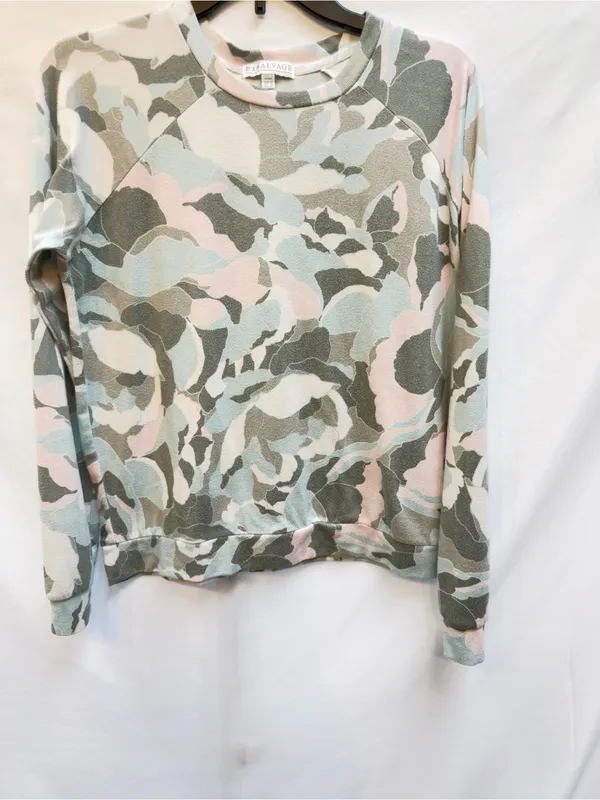 P.J. Salvage long-sleeve top features a pastel camo bloom print medium - Image 4