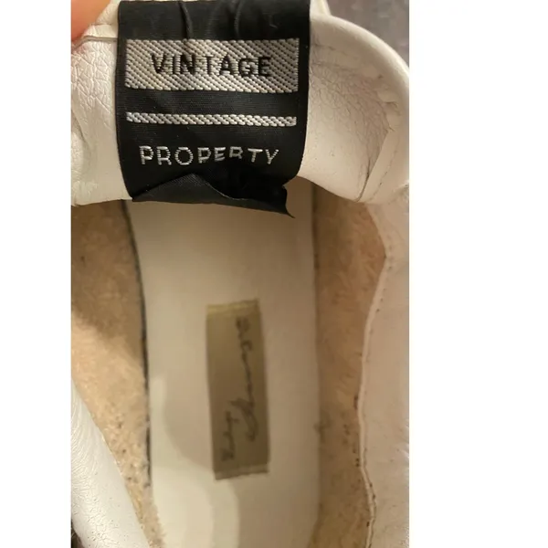 Vintage Havana Ream Sneakers White Glitter Pink Star Platform‎ Distressed 8.5 9 - Image 8
