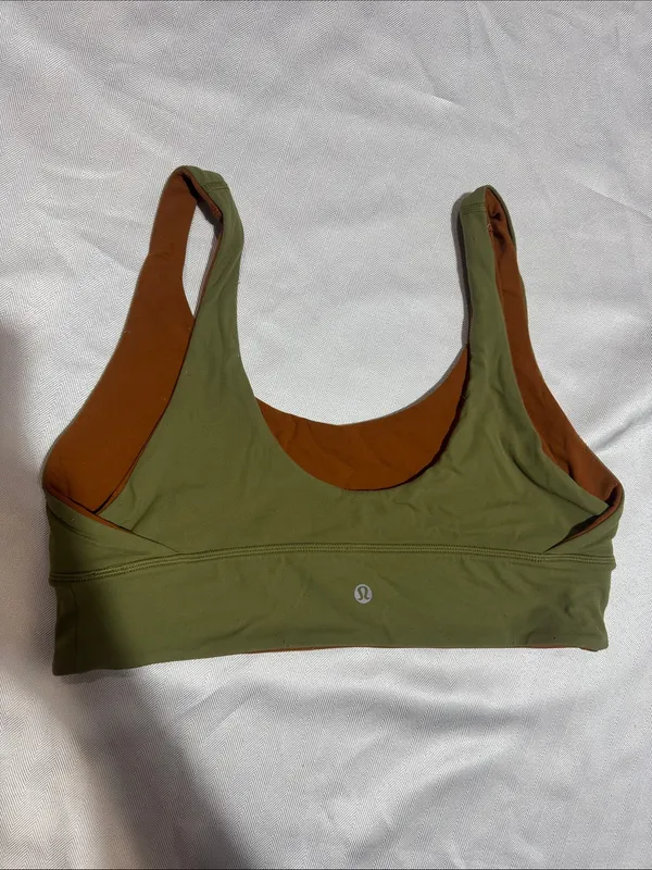lululemon athletica Olive Green Reversible Scoop Sports Bra - Image 2